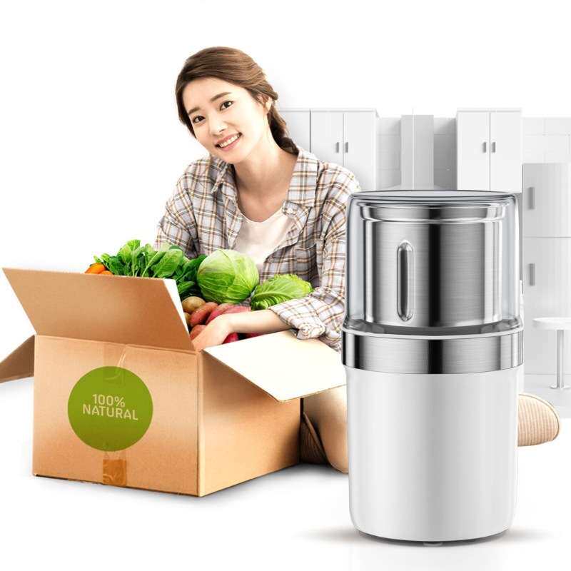 110V220V磨粉机家用可拆研磨机多功能打粉杯小型电动干磨五谷粉碎