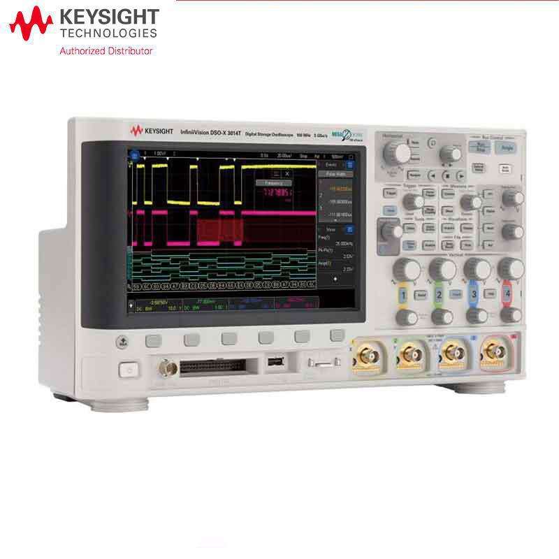 原安捷伦MSOX3012T数字存储示波器100MHz/2通道MSOX3014T是德科技