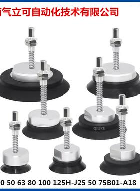 SMC金具吸盘 ZPT40 50 63 80 100 125H-J25 50 75-B01-A18重载型