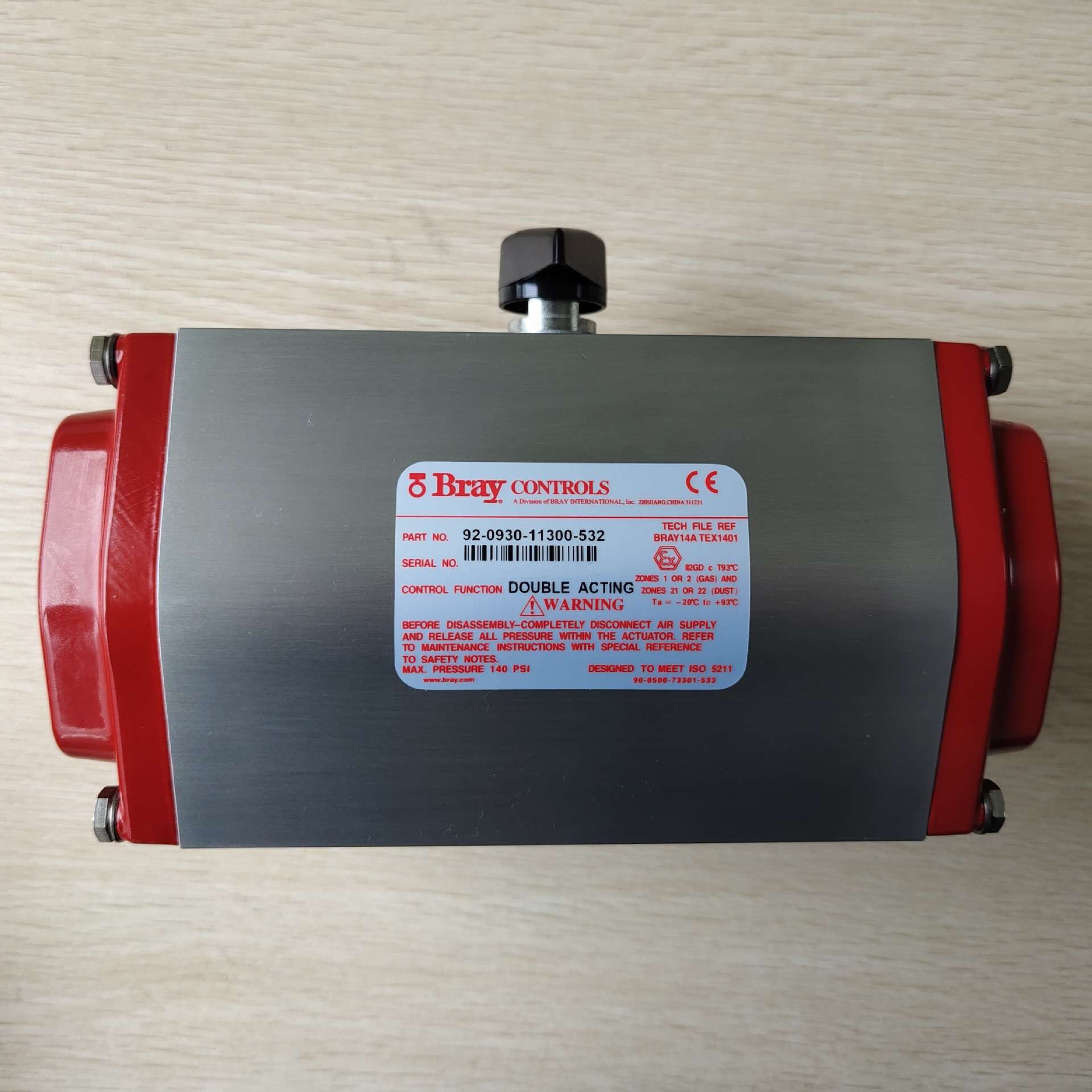 双作用气动执行器 92-1600-11300-532 气缸现货