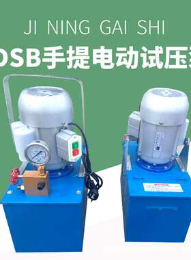 盖世不锈钢管道打压泵 3dsb手提式电动试压泵 密闭容器压力侧漏泵