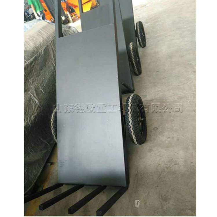 工地电动两轮拉砖车 手推出窑平板车 载重1200kg矿用运输车