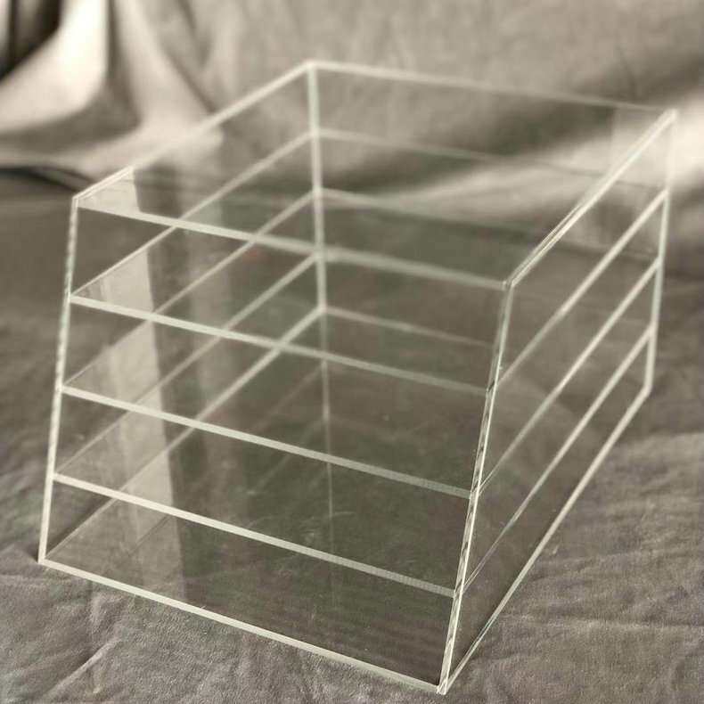 亚克力食品盒子 亚克力长方形盒子 亚克力格盒子 亚克力收纳盒子