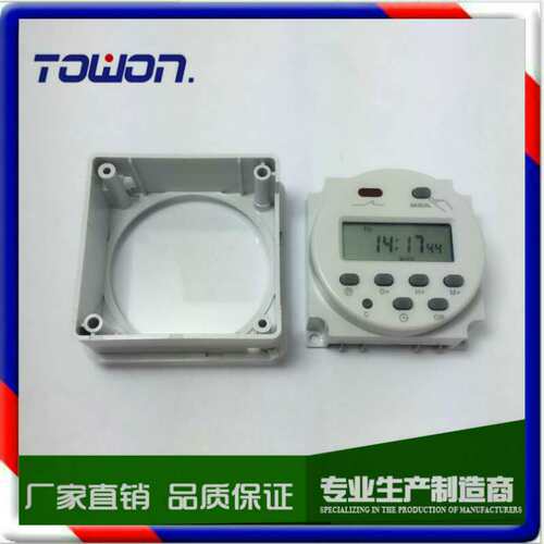 CN101A 12V定时器 小型微电脑时控开关 时间控制 电源+防水盒+线