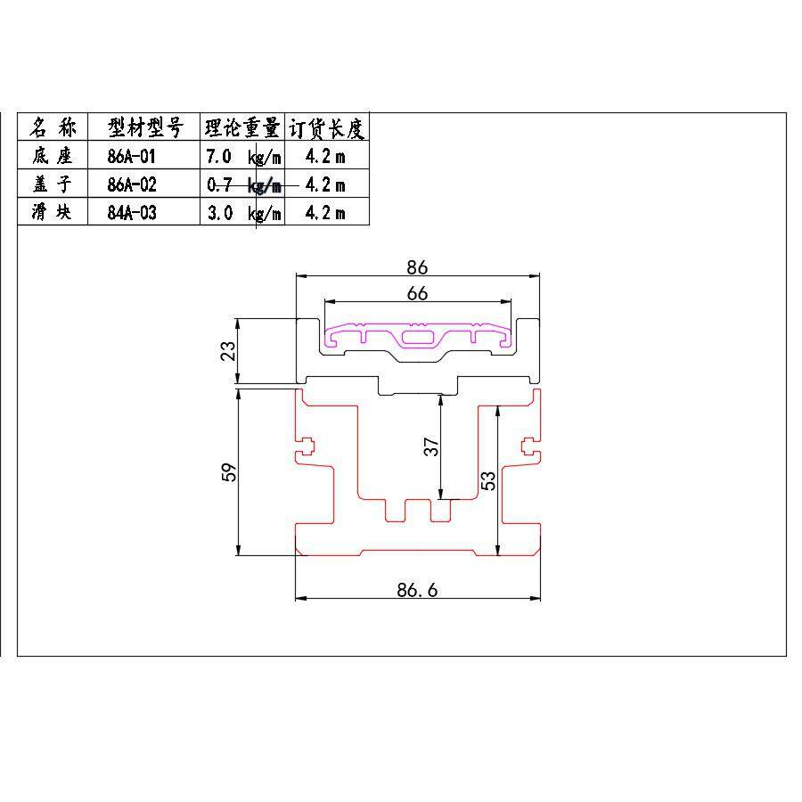 直线电机模组铝型材自动化滑台86/112/140/170多种宽度可选