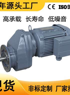 硬齿面斜齿轮同轴式减速电机RXF系列减速机电机一体机常州现货