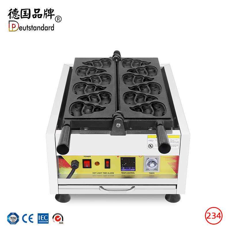 华夫饼机商用电热数显便便烧机韩式便便烧华夫炉烘烤红豆饼机松饼