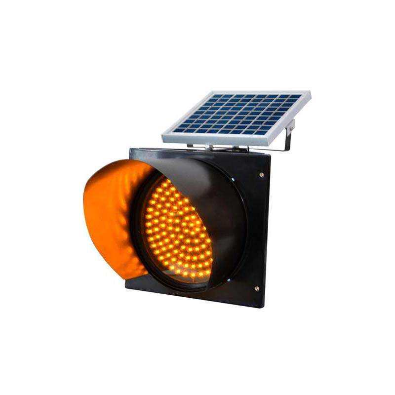 太阳能爆闪灯黄闪灯红慢信号灯交通学校路口施工警示灯路障频闪灯