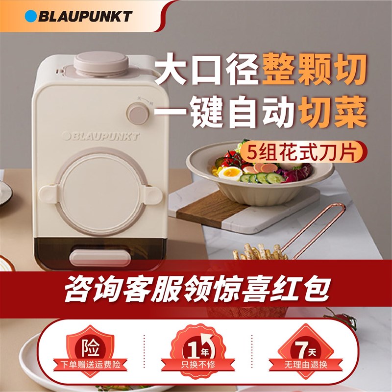 蓝宝电动切菜机家用多功能全自动切菜神F器刨丝器切丝切片2024新