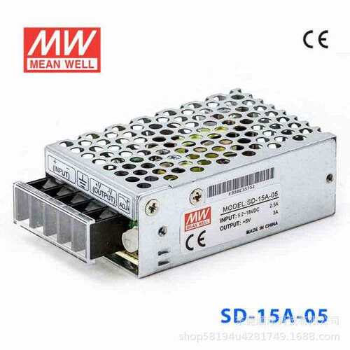 明纬电源DC转DC直流15W开关电源SD-15A/15B/15C 5V 12V 24V小功率