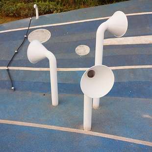 传音筒户外大型游乐设备非标不锈钢儿童传声筒公园小区互动传话筒