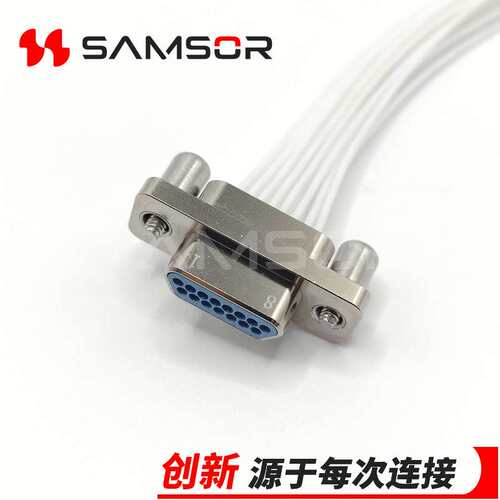 J30J-15TJL-300 微矩形电连接器 J30J连接器 插头带线 航空连接器