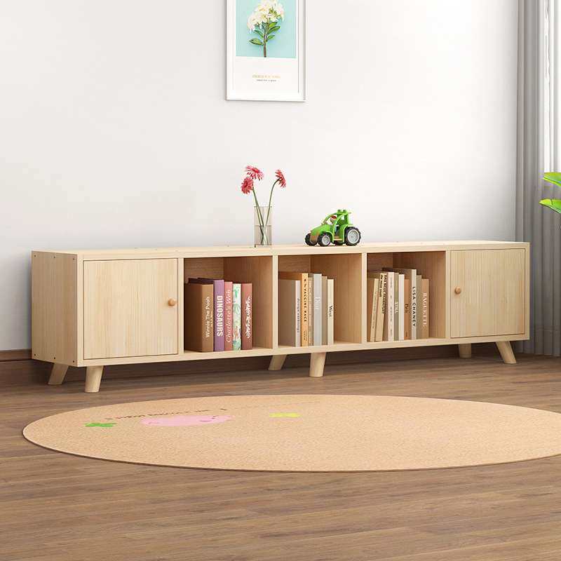 实木简约书柜儿童书架置物架自由组合格子柜带门家用储物柜收纳柜,鲜花速递/花卉仿真/绿植园艺,割草机/草坪机,淘宝优惠券,粉丝福利购,淘宝优惠卷