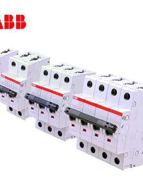 ABB微型断路器M200M系列10KA单磁4P空气开关K特性10A M204M-K10