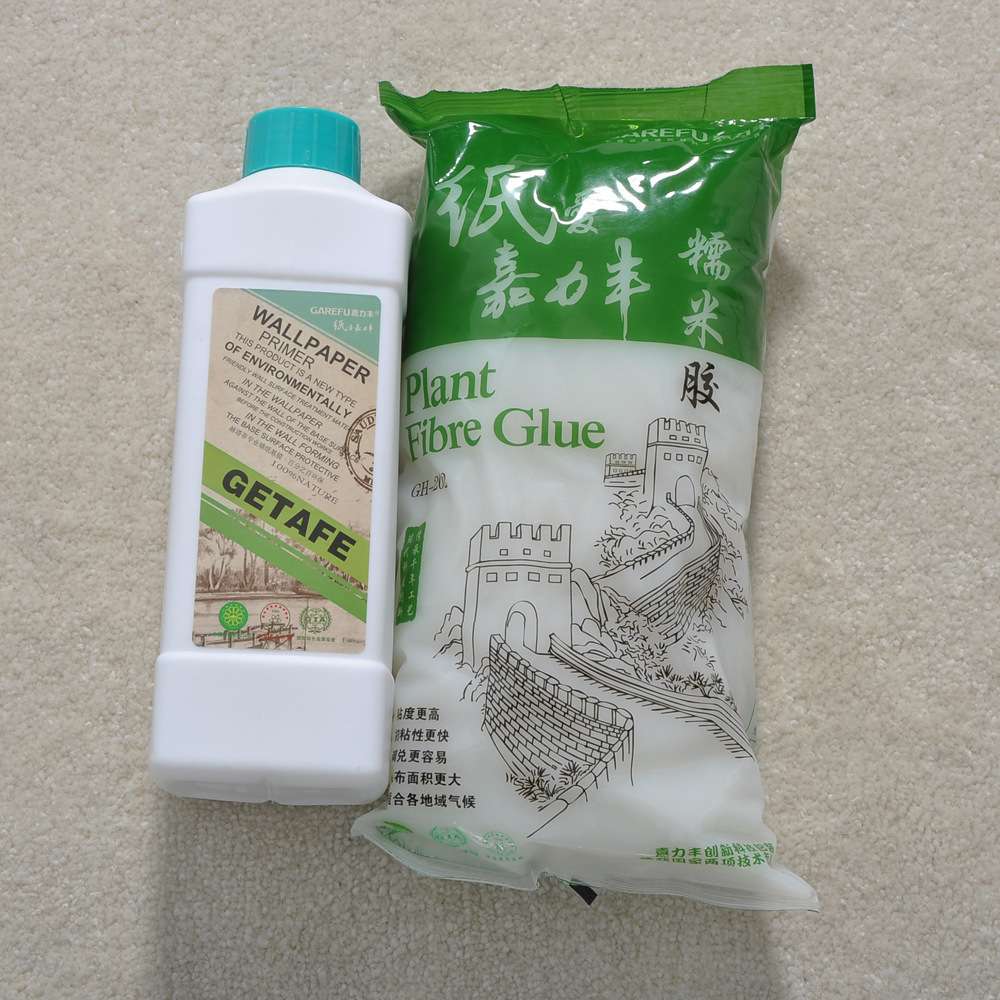 嘉力丰墙纸胶水套装 墙纸糯米胶基膜墙纸胶水