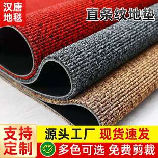 直条纹入户商用脚垫地毯地垫免水洗硬丝垫子加厚防滑垫 全铺