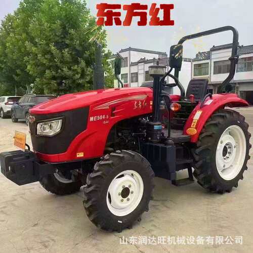 东方红拖拉机ME504遮阳棚轮式耕地机农用四驱大马力家用拖拉机