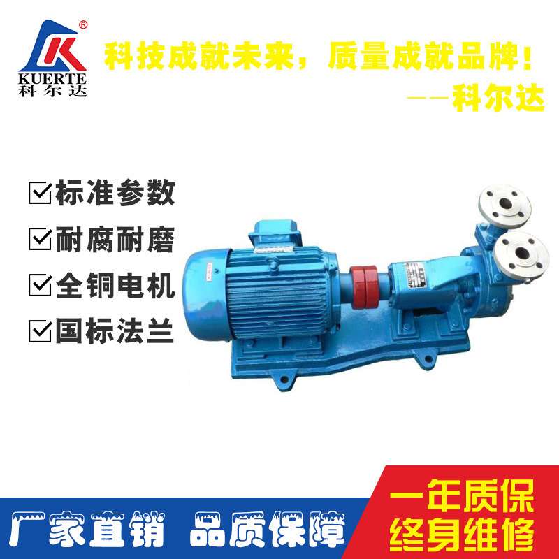 W型旋涡泵20W-65管道给水泵联轴器式清水泵单级卧式旋涡泵