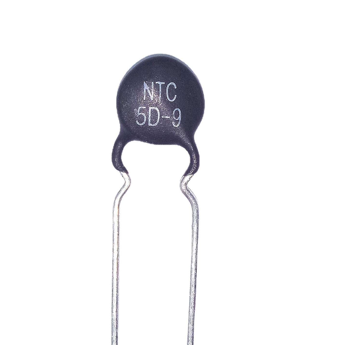 负温度热敏电阻NTC热敏电阻 5D-9 5R 3A黑色插件热敏电阻器