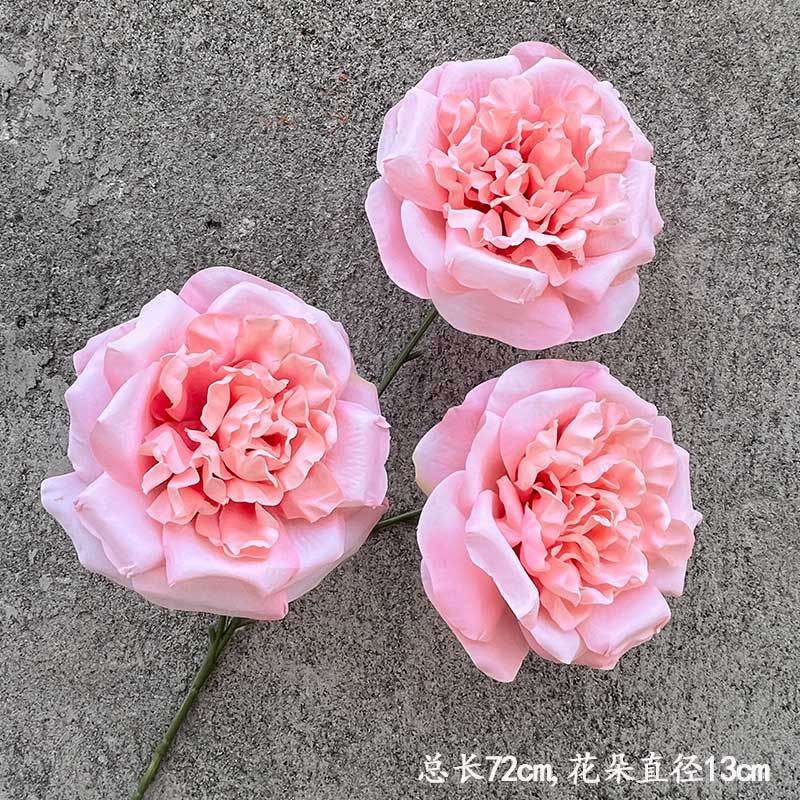 婚庆仿真花荔枝玫瑰花假花绢花客厅落地家居装饰欧式室内花艺摆件