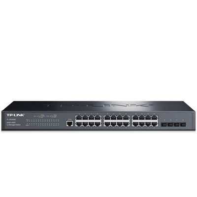 TP TL-SG3428 全千兆网管交换机24GE+4SFP 24口千兆+4光口24电4光