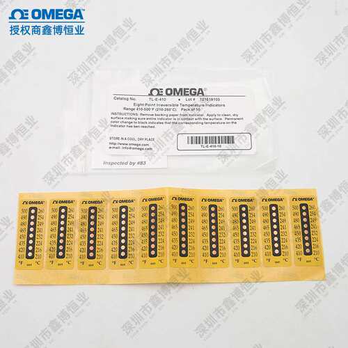 TL-E-410-50 TL-4-170-30 RLC-80-50/150-10奥米佳温度标签测温纸