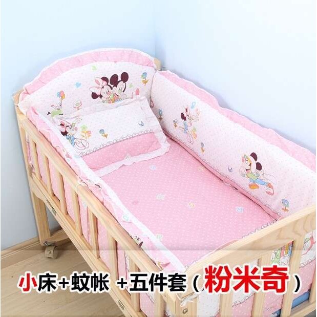 儿摇篮床小摇蒌轻便宝宝床婴儿床实木摇床带滚轮睡篮新生儿迷你。图片