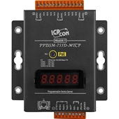 带LED显示 5个串口 MTCP 金属外壳串口联网设备PPDSM 755D