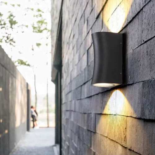 小蛮腰壁灯 12Wled户外壁灯 现代简约户外壁灯   铝材户外壁灯