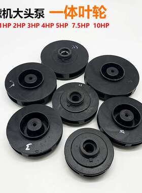 1HP 2HP 3HP 4HP 5HP 7.5HP 10HP一体叶轮电镀大头泵过滤机配件