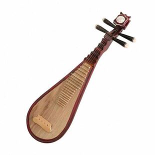 道具琵琶摆件小琵琶迷你琵琶实木bjd娃专用奇葩精致人生追求者
