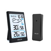 室内 包邮 电子温湿度计温湿度计象家用气气无线天站款 预报外爆