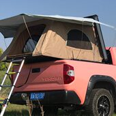 优户外液压超薄自驾游全铝超轻壳折质露营自动速开翻合金车顶帐篷