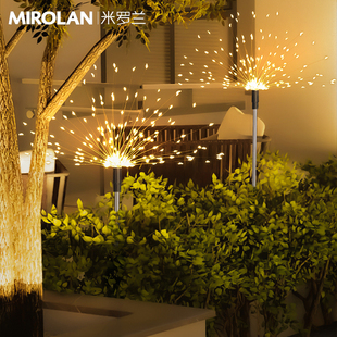 烟花灯太阳能户外灯庭院灯防水别墅装 饰灯氛N围灯景观草坪灯花园