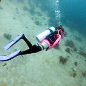 过膝袜袜潜水服2mm口胶游泳防时尚 潜水光浮潜深潜保暖止滑长筒