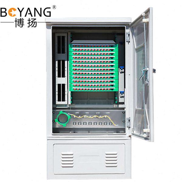 博扬（BOYANG）盒式室外光缆交接箱/光纤配线柜144芯满配FC熔纤盘