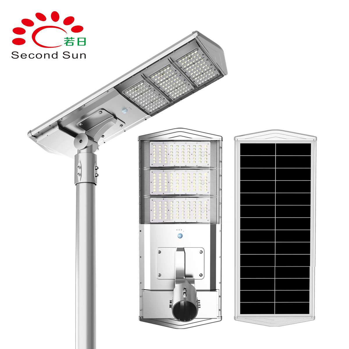世纪阳光出口20W30W40W60W80W一体化太阳能路灯壁灯花园灯超亮