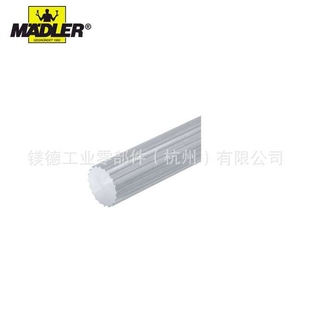 Maedler MXL / XL / L 花键轴 (Mini-Pitch), 铝