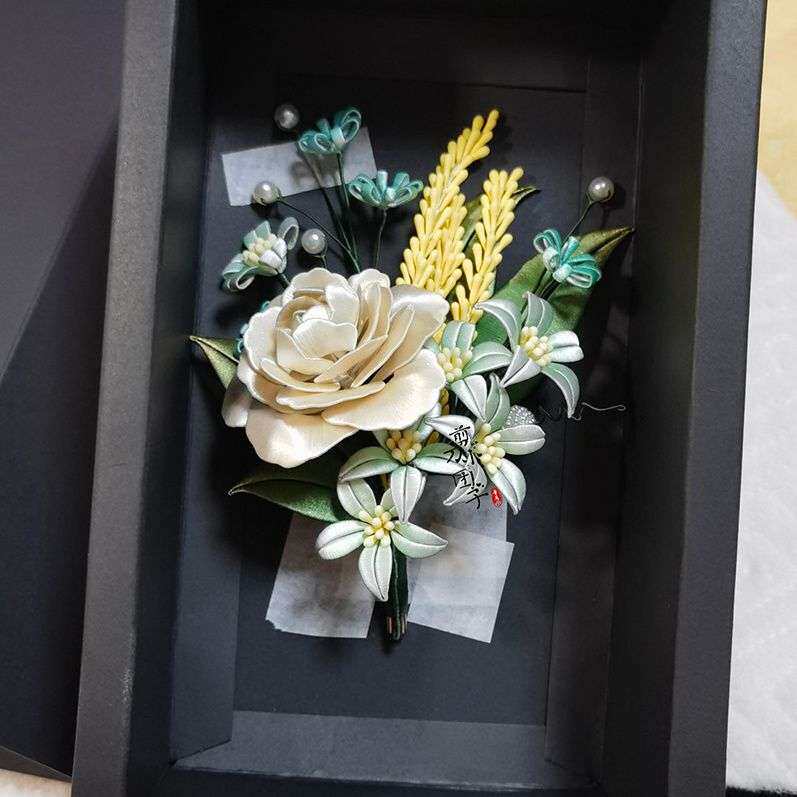 精致非新娘手腕花纯手工高级遗缠新郎胸花婚礼结婚婚庆花