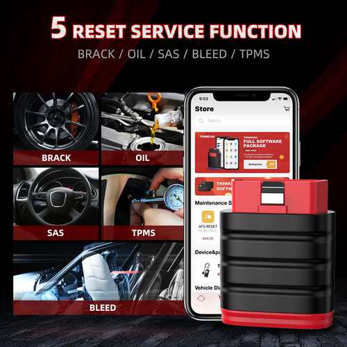 THINKCAR Thinksafe OBD2 全系统诊断工具 机油保养 电子手刹复位