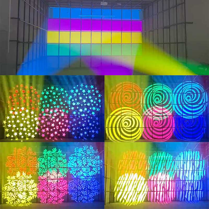 LED500W三合一BSW图案灯带CMY宴会厅酒吧摇头光束灯婚庆舞台灯