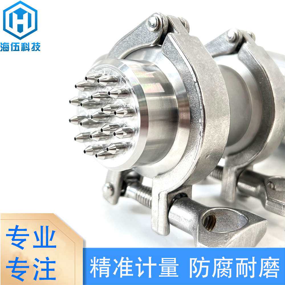 快拆结构易清洗 气动执行器 膏体 凝胶 陶瓷 防堵塞 多孔出液堵头