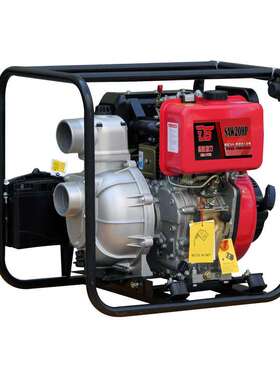 2寸铸铁柴油高压泵 高扬程挖耦农田灌溉工程用的柴油机抽水泵