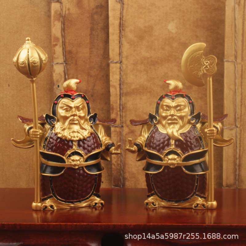 沙金摆件新中式护宅门神哼哈二将摆件合金摆件工艺品家居小摆件,玩具/童车/益智/积木/模型,遥控车升级件/零配件,淘宝优惠券,粉丝福利购,淘宝优惠卷