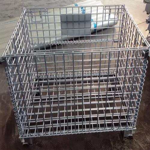 铁笼 笼车 移动式折叠式重型仓储笼 蝴蝶笼 铁框厂家