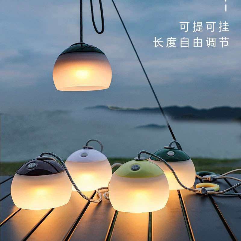 新款洼胶野营灯挂绳可调节户外帐篷氛围灯可充电露营柔光灯便携,3C数码配件,USB灯,淘宝优惠券,粉丝福利购,淘宝优惠卷