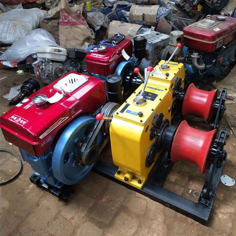 曲靖市新款机动绞磨机 汽油绞磨机 电动3T5T8T绞磨机