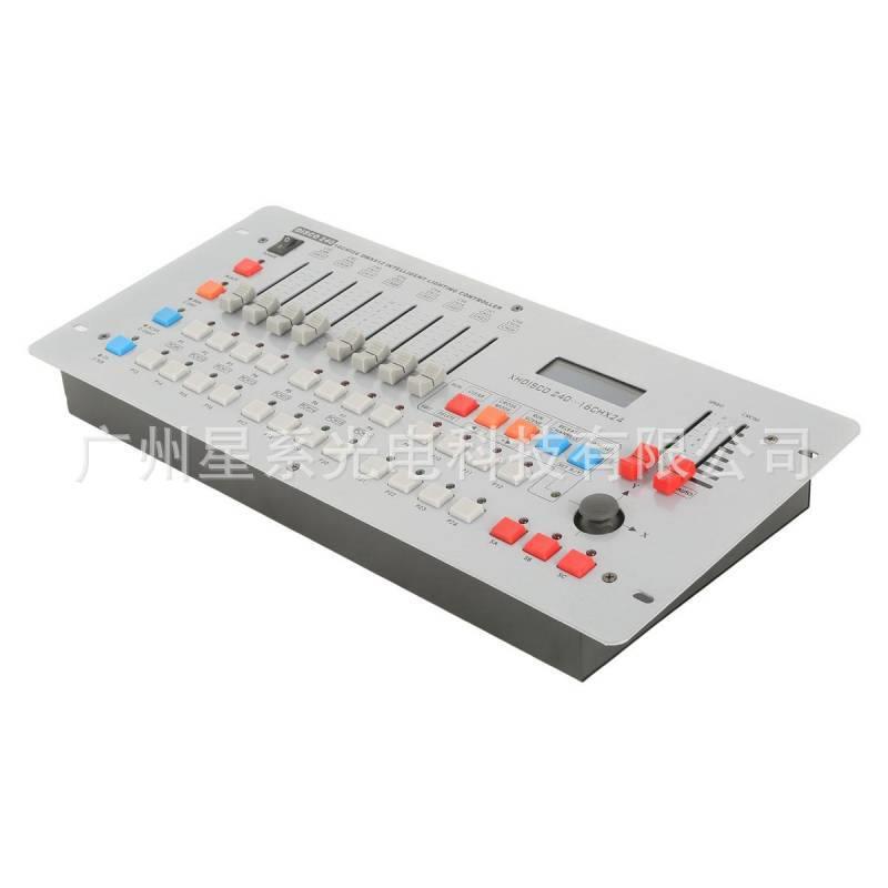 厂家供应舞台灯光洒吧灯具各种DMX512信号灯具控制器240控台