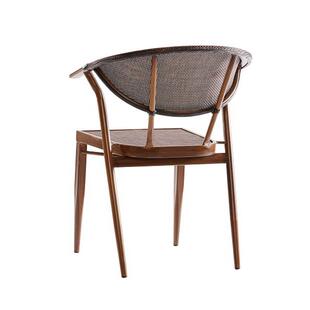 藤编桌椅四件套特斯林网布阳台桌椅套装室外花园餐桌椅