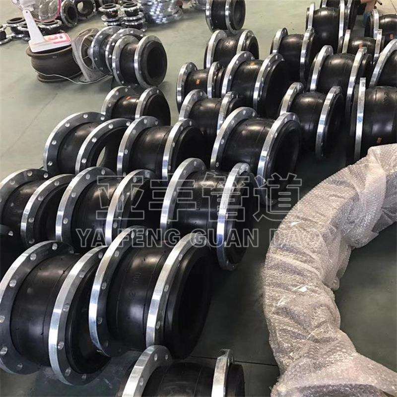 可曲挠橡胶软接头 KXT橡胶膨胀节PN10 大口径DN350橡胶软接头